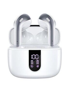 TAGRY Bluetooth Headphones True Wireless Earbuds 60H Playback LED Power Display
